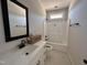 Bathroom featuring a single vanity and a shower-tub combination at 100 Spumante Ct, Princeton, NC 27569