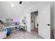 Well-lit bedroom with an open layout and closet storage, creating a bright and inviting living space at 1012 Casa Dega Way, Raleigh, NC 27613