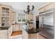 Spacious kitchen features granite countertops, stainless appliances, and lots of storage at 12132 Lockhart Ln, Raleigh, NC 27614