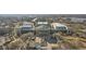 Stunning aerial view of downtown performing arts center showing the grand scale of the venue at 1249 S Blount Street # 101, Raleigh, NC 27601