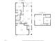 Floor plan showcasing the layout of both the first and second floors of the home at 1254 White Flint Cir, Durham, NC 27703