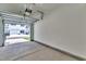 Spacious garage with an open door offering a peek into the modern townhouse complex at 1257 S Blount Street # 101, Raleigh, NC 27601