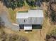 Aerial view of the roof with neutral colors and the surrounding grounds at 2311 Glover Rd, Durham, NC 27703