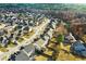 Aerial view of a residential neighborhood featuring well-maintained homes and landscaping at 2505 Mt Zion Church Rd Rd, Apex, NC 27502
