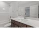 Bathroom with a shower-tub, mirror, sink and drawers at 3016 Dog Rose Dr # 303, Durham, NC 27703