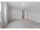 Bedroom with carpet flooring and open doorway at 3016 Dog Rose Dr # 303, Durham, NC 27703