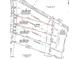 Detailed lot layout showcasing property lines, lot dimensions, easements, and adjacent parcels at 3131 Pilson Rd, Cameron, NC 28326