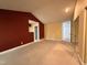 Spacious bedroom featuring ample closet space and neutral carpeting at 32 Melstone Turn, Durham, NC 27707