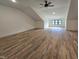 Large, bright bonus room with wooden floors and vaulted ceilings at 3601 Bivins Rd, Hillsborough, NC 27278