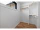Walk-in closet with custom shelving and ample storage space at 3601 Bivins Rd, Hillsborough, NC 27278
