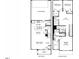 Detailed floor plan showcasing the layout of the house, including the garage, bedrooms, kitchen and living room at 3717 Rosebush Dr, Zebulon, NC 27597