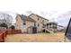 The backyard of this home includes a small external storage shed at 515 Littleport Dr, Rolesville, NC 27571