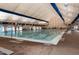 Indoor swimming pool offering many lanes, perfect for fitness and recreation in a comfortable, covered environment at 5815 Windham Dr, Raleigh, NC 27609