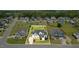 Beautiful home with a well-manicured lawn and landscaped yard in a peaceful neighborhood at 5820 Brayton Park Pl, Holly Springs, NC 27540