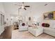 Bright and spacious living room with hardwood floors and open floorplan at 63 Radcliffe Ct, Clayton, NC 27527