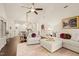 Spacious living room with hardwood floors and open floor plan at 63 Radcliffe Ct, Clayton, NC 27527
