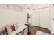 Well-organized mudroom with built-in shelving, coat hooks, and convenient storage options at 63 Radcliffe Ct, Clayton, NC 27527