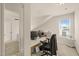Bright office space with natural light, a desk setup, and easy access to bedroom at 63 Radcliffe Ct, Clayton, NC 27527