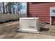 Exterior image of a Generac home generator to support the home when the power goes out at 80 Thornwhistle Pl, Garner, NC 27529