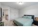 Comfortable bedroom with ample closet space and natural light, creating a cozy retreat at 814 Silo Park Dr, Wake Forest, NC 27587