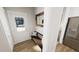 Inviting entryway featuring a bench, coat hooks, and easy access to the kitchen at 934 Allen Park Dr, Knightdale, NC 27604