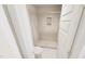 Bathroom featuring a glass-enclosed shower with tiled walls at 936 Allen Park Dr, Raleigh, NC 27604