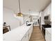 Modern kitchen featuring stainless appliances, white cabinets, and sleek countertops at 936 Allen Park Dr, Raleigh, NC 27604