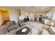 Spacious living area with modern furnishings, neutral color palette, and an open floor plan at 1161 Centerview Drive, Nashville, NC 27856
