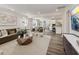 Bright living space featuring modern decor, wood floors, and an inviting atmosphere at 1205 Coral Cay Bnd, Wake Forest, NC 27587