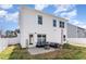 Spacious backyard featuring a patio with outdoor seating, perfect for entertaining guests at 121 Black Oak Ct, Clayton, NC 27520