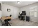 Bedroom with neutral walls, carpet, and a bright window at 1401 Wrenn Rd, Durham, NC 27703