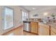Kitchen sink and counter, with a stainless steel dishwasher, faucet, and granite countertops at 211 Brier Crossings Loop, Durham, NC 27703