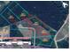 Aerial view of lots, highlighting property lines and land features; indicates sold lots at 25 Sweet Sister, Youngsville, NC 27596