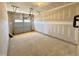 Unfinished garage awaiting personalization, offering space for storage and vehicles at 26 Twin Birch Dr, Angier, NC 27501