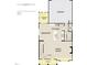 First floor plan featuring a kitchen, Gathering room, breakfast area, screened patio, garage, and porch at 2880 Quarry Rd # 163, Rolesville, NC 27571