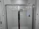 Modern bathroom shower with glass enclosure, white subway tile, and chrome fixtures at 2880 Quarry Rd # 163, Rolesville, NC 27571