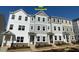 Charming townhomes featuring modern architectural designs at 3009 Honeymyrtle Ln, Durham, NC 27703