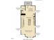 The Manteo II's second level features a kitchen, great room, and dining area, with the location of window elevations E & G and F & H at 3011 Honeymyrtle Ln, Durham, NC 27703