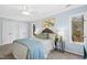 Spacious main bedroom with large windows and plush carpet at 308 Summerfield Crossing Road, Chapel Hill, NC 27514