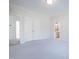 Spacious bedroom features closet and en-suite access at 400 Tharps Ln, Raleigh, NC 27614