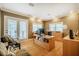 Inviting home office with hardwood floors and outdoor access at 402 Westwood Dr, Chapel Hill, NC 27516