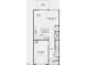 Floor plan featuring an open kitchen, gathering room, dining area, patio, and one-car garage at 414 Carpels Dr, Wendell, NC 27591