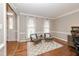 Bright office space with hardwood floors, neutral paint, and lots of natural light at 415 King George Loop, Cary, NC 27511