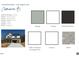 Exterior material selections featuring Cape Cod gray siding, black shutters, and Graysburg brick at 511 Valentine Ct, Graham, NC 27253