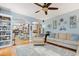 Open concept living room view, connects to kitchen with stylish archways at 512 Tryst Ln, Wake Forest, NC 27587