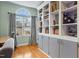 Home office with custom cabinets and drawers for plenty of storage at 512 Tryst Ln, Wake Forest, NC 27587
