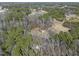 Serene aerial view of heavily wooded property offering tranquility and potential for a secluded retreat at 577 Dixon Rd # D, Willow Springs, NC 27592