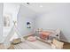 Bedroom featuring light walls, a comfortable carpet, and a cozy teepee at 106 Woodkirk Ln, Chapel Hill, NC 27514