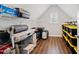 Ample storage with shelves and a window create functional and organized storage space at 1213 Valley Dale Dr, Fuquay Varina, NC 27526