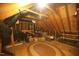 An attic offering ample storage space, shelving units and an oval rug at 1501 Ramson Ct, Raleigh, NC 27603